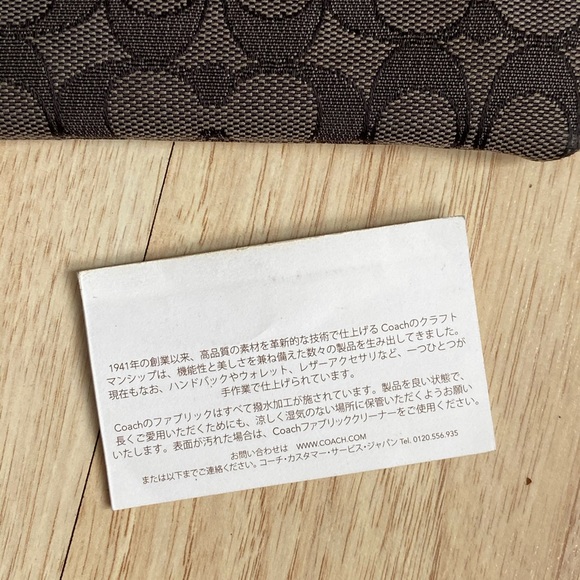 2015 Coach Black Signature Wallet NWOT F53536 - Picture 6 of 6